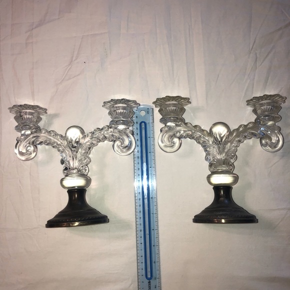 Sterling Silver Weighted Cambridge Candle Holder. - Picture 6 of 16